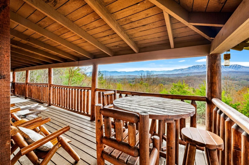 Gorgeous views from the back porch