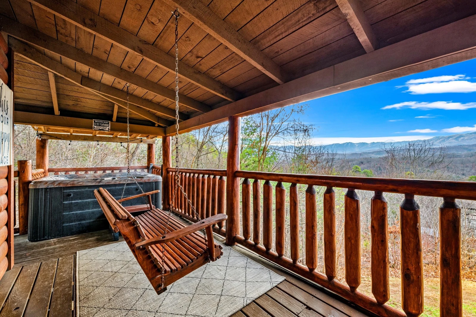 Gorgeous views from the back porch