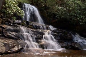 Laurel Falls in Smoky Mountains