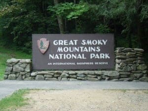 Little River in the Elkmont area of the Great Smoky Mountains National Park