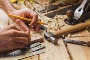 Carpenter woodworking