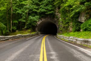 tunnel on the Gatlinburg spur