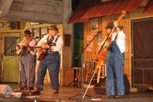 band performing on stage