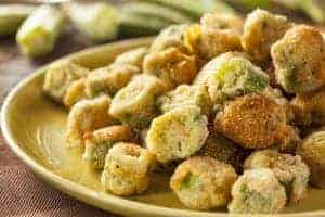 Fried okra