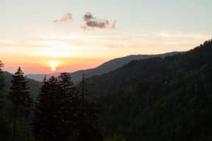 view of mountains