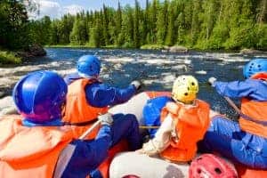 white water rafting in Gatlinburg