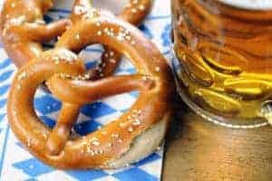 Pretzels and beer