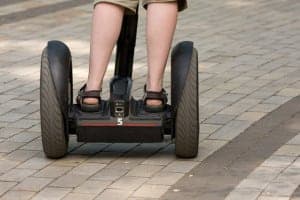 close up on Segway attraction in Pigeon Forge