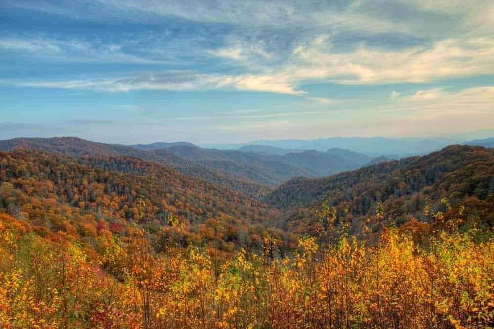 Smoky Mountains fall foliage