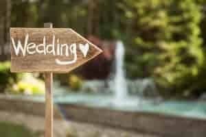 Smoky Mountain wedding sign