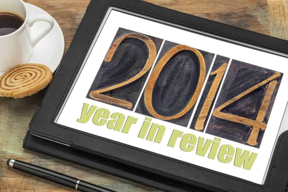 2014 year in review on an iPad