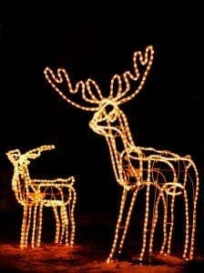 Smoky Mountain Christmas light display