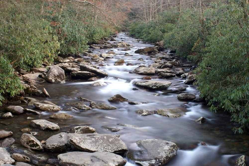 Stream along Alum Cave trail