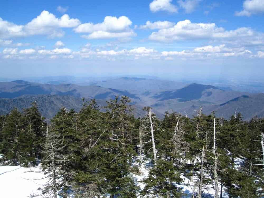 winter in the Great Smoky Mountains National Park