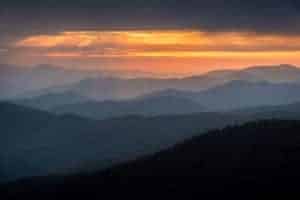 Cades Cove at night