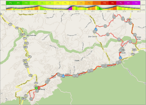 Smoky Mountain Man March Route Map