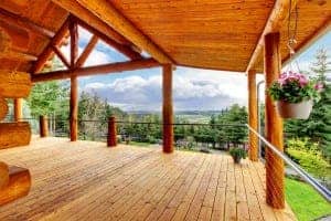 Scenic views from the amazing porch of a Pigeon Forge or Gatlinburg cabin.