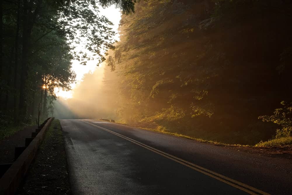 Amazing Smoky Mountain views in the mountains