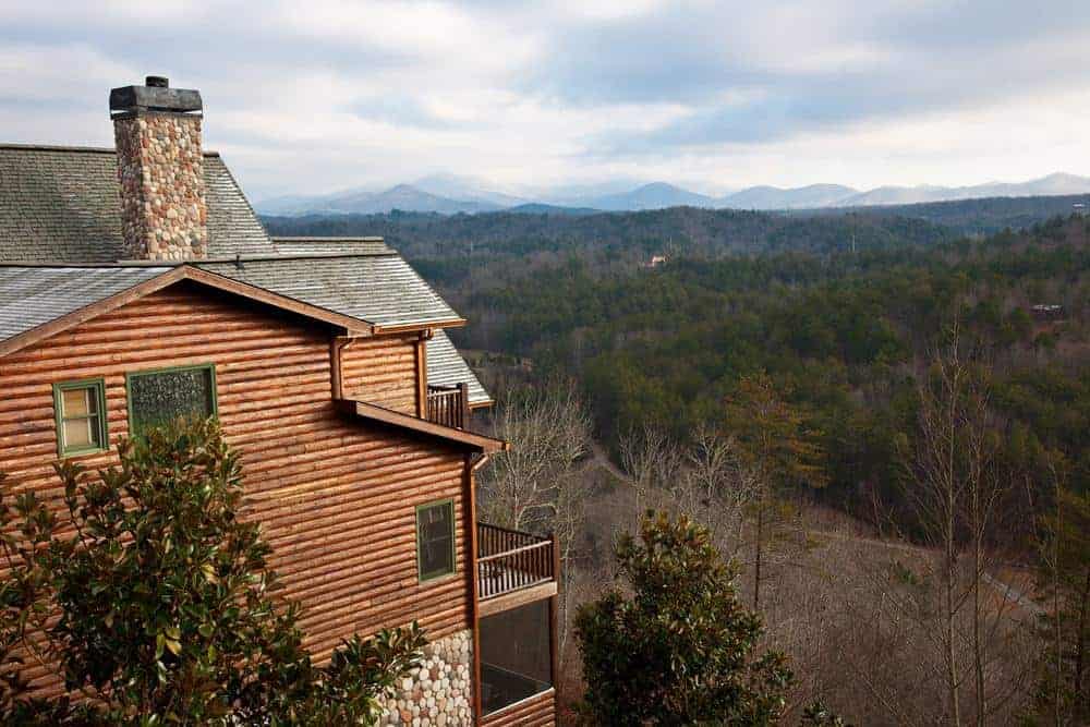 Incredible view from Smoky Mountain vacation cabin