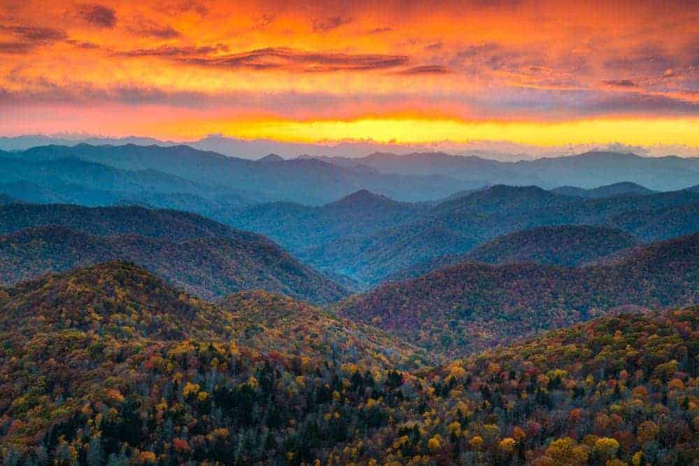 Smoky Mountains fall foliage