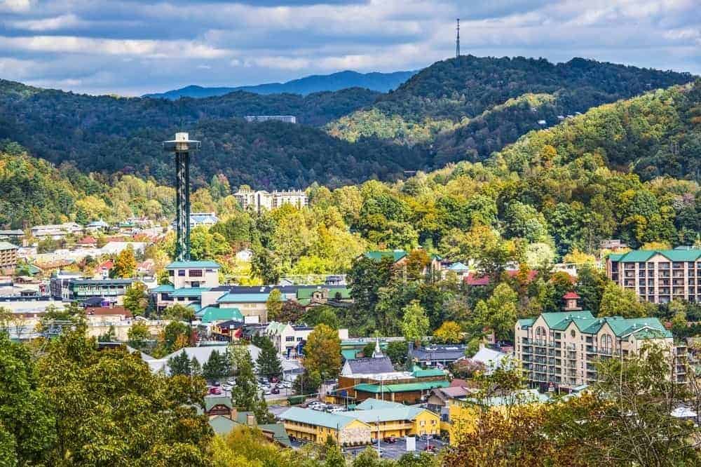 An incredible photo of the best time to visit Gatlinburg TN.