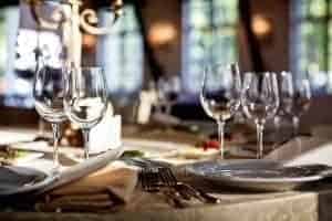 Beautiful table display at one of the best Pigeon Forge restaurants fine dining.