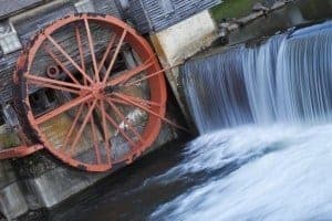 close up on The Old Mill in Pigeon Forge TN