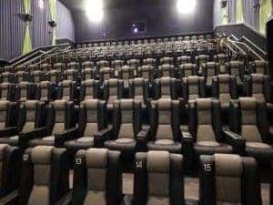 Reclining seats at the Sevierville theater