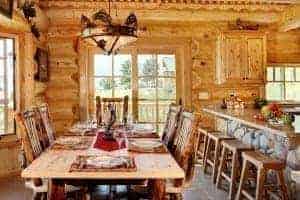 kitchen in affordable cabin in gatlinburg tn