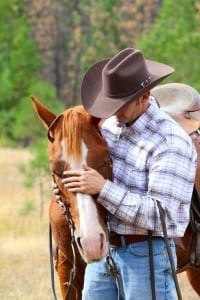 Cowboy at saddle up Pigeon Forge