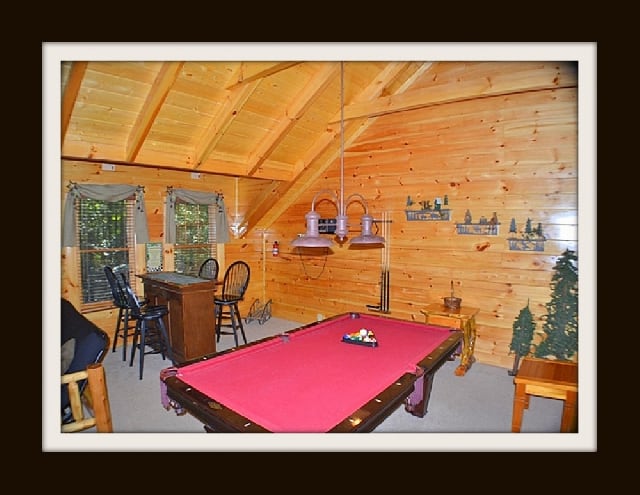 Game Room With Pool Table