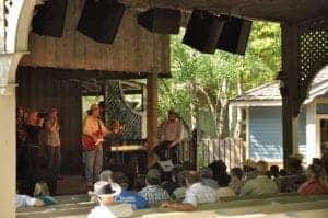 A concert at Dollywood.