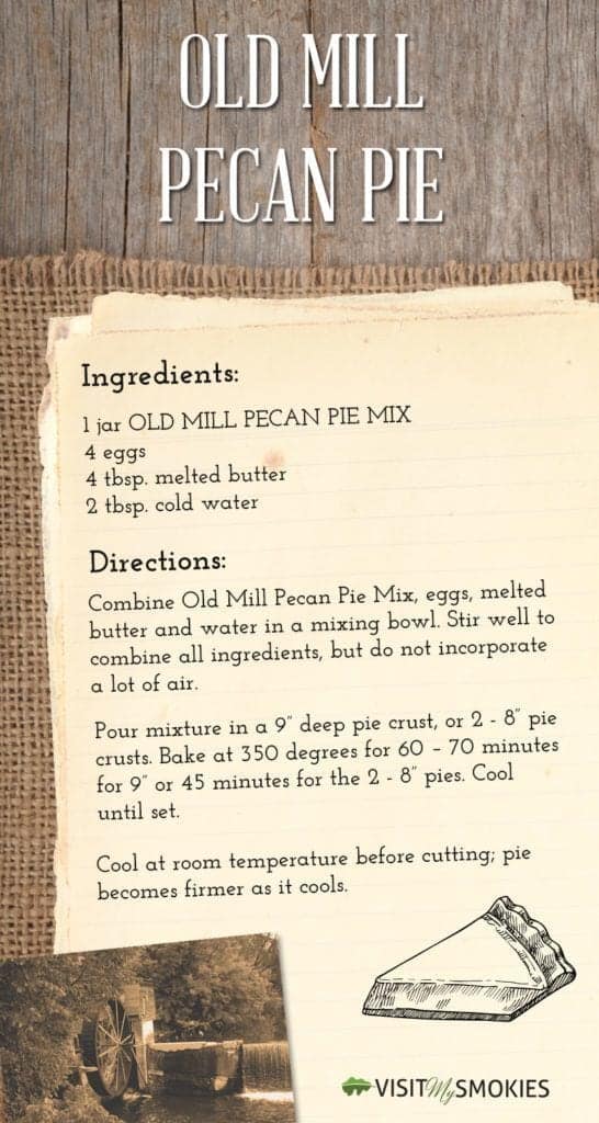 Old Mill Pecan Pie recipe