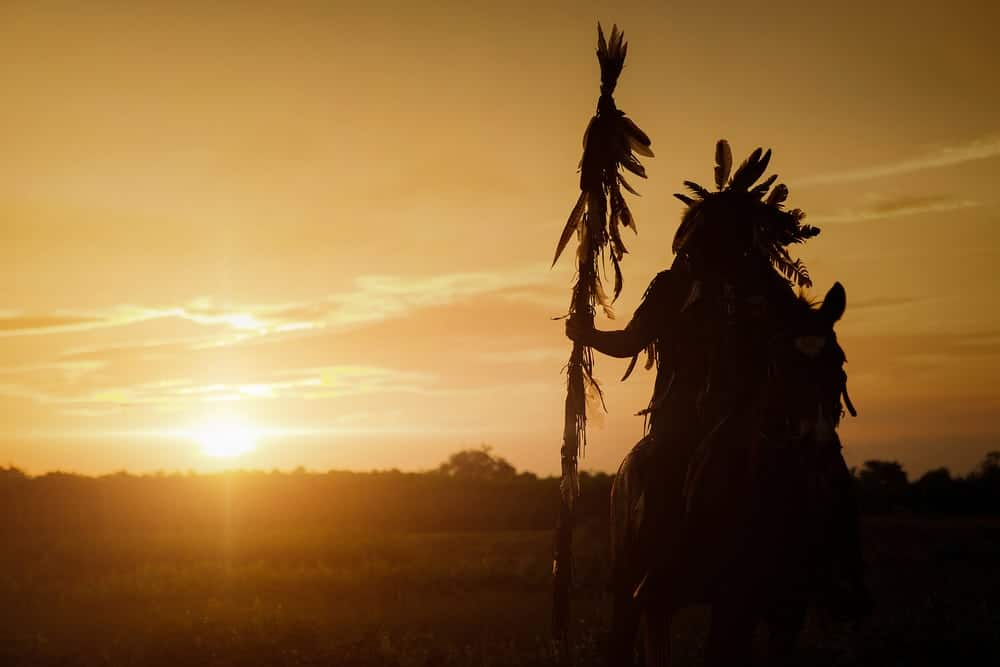 A character in one of the Cherokee legends from the Smoky Mountains.