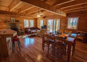 Log Cabin in Smoky Mountain