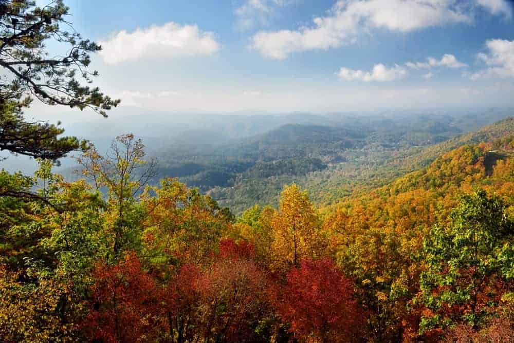 Fall colors in the Smoky Mountains