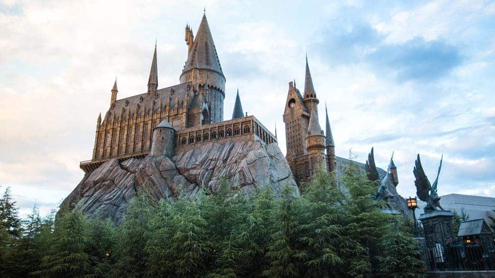 The Hogwarts castle from Harry Potter.