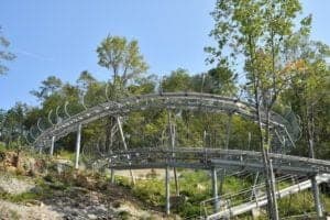 The Gravity Coaster at Rowdy Bear Mountain in Gatlinburg.