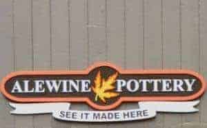 Alewine Pottery in Gatlinburg.