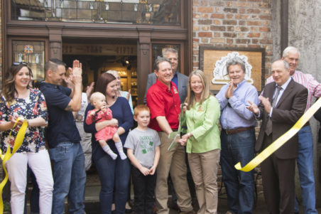 Ribbon cutting at spice store in Gatlinburg