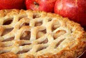 homemade apple pie