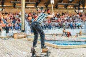 lumberjack feud axe competition