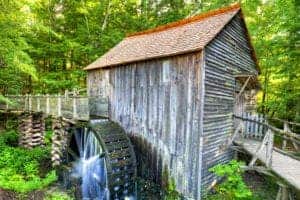  John P. Cable Mill w Cades Cove