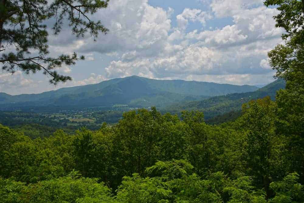 view of the smokies