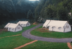 Glamping at Under Canvas