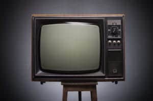 a retro television
