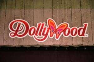 Dollywood sign in the park
