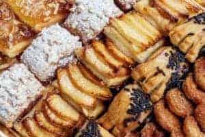 assortment of pastries