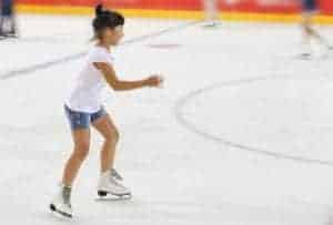 girl ice skating