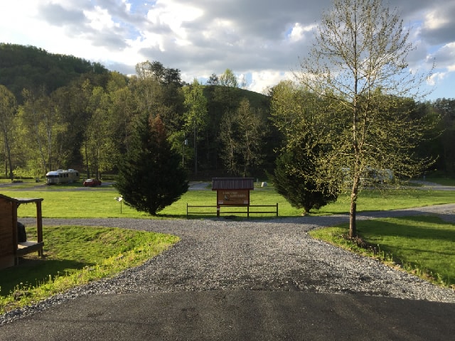 Birds Creek Campground Entrance